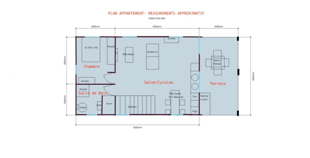 Apartamento Bleu Horizon Saint-Leu Exterior foto